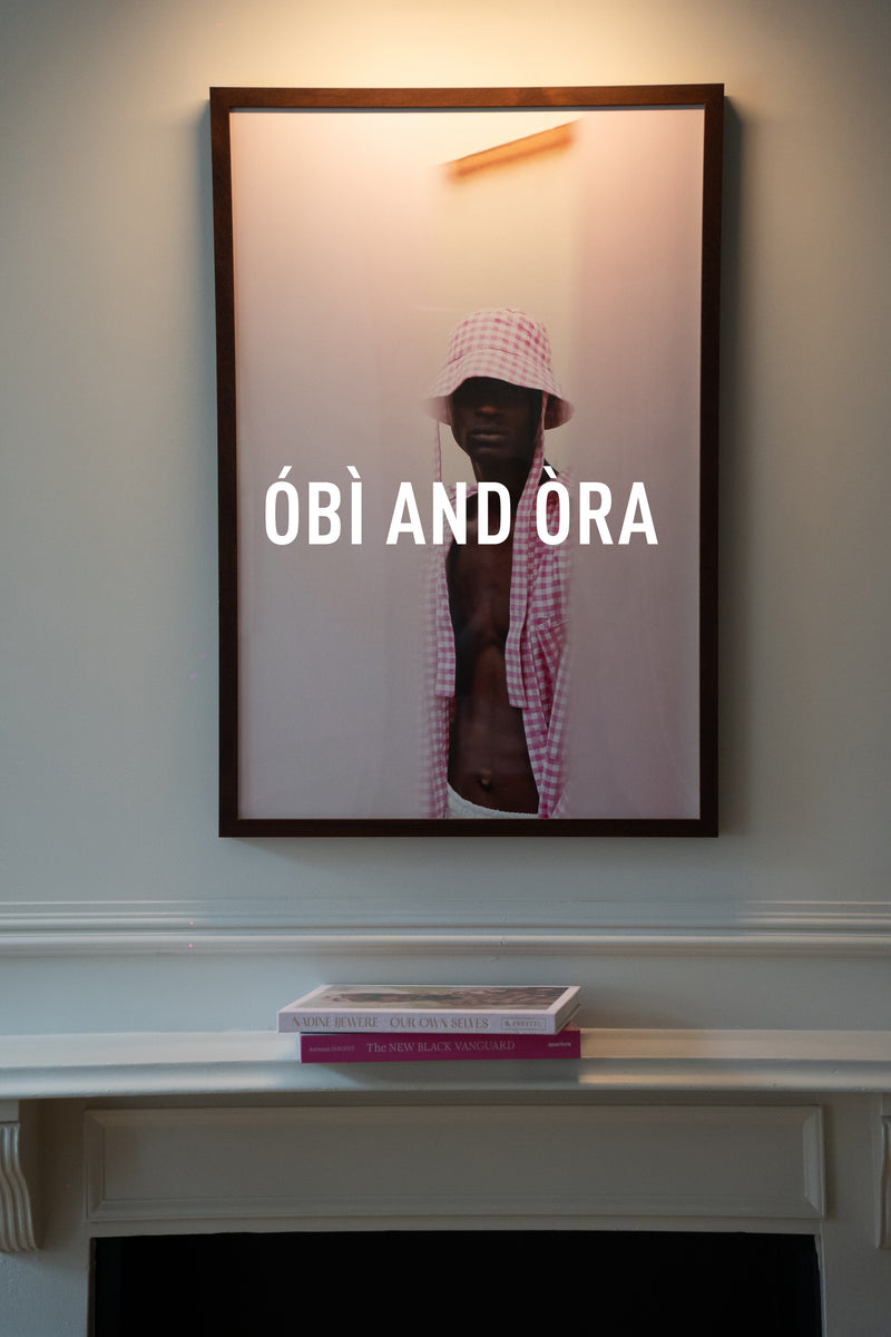 Óbí & Òra ribbed logo vest top