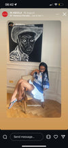 Igbo Girl in London. August, 2025.<br />
Muse @642kiru - Mia wearing Abiola Olusola Abeille dress, Fenty x Puma sandals and Prada glasses, in Onyi’s house. Styled and photographed by Grace Onyi on iPhone.<br />
misused with Joe le Taxi caption. Shot hit top-4 most viewed.