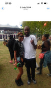📸 Courtesy @igbogirlinldn archive. Wireless Festival, London — July 2014<br />
Backstage with Virgil Abloh. Four years before Benji B told the FT that fashion was only just learning about the tribalism of club culture, I was already in it. Music marked the tribe — but so did the clothes. Givenchy tee, Phillip Lim shorts, Chanel sneakers, Celine shades (Phoebe-era). U wasn’t outside, B.