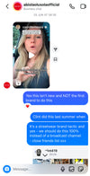 DM conversation between Abiola Olusola official brand and Grace Onyi. June, 2025. Abiola shared reel by @camillemoore on how Dior hacked hype culture.